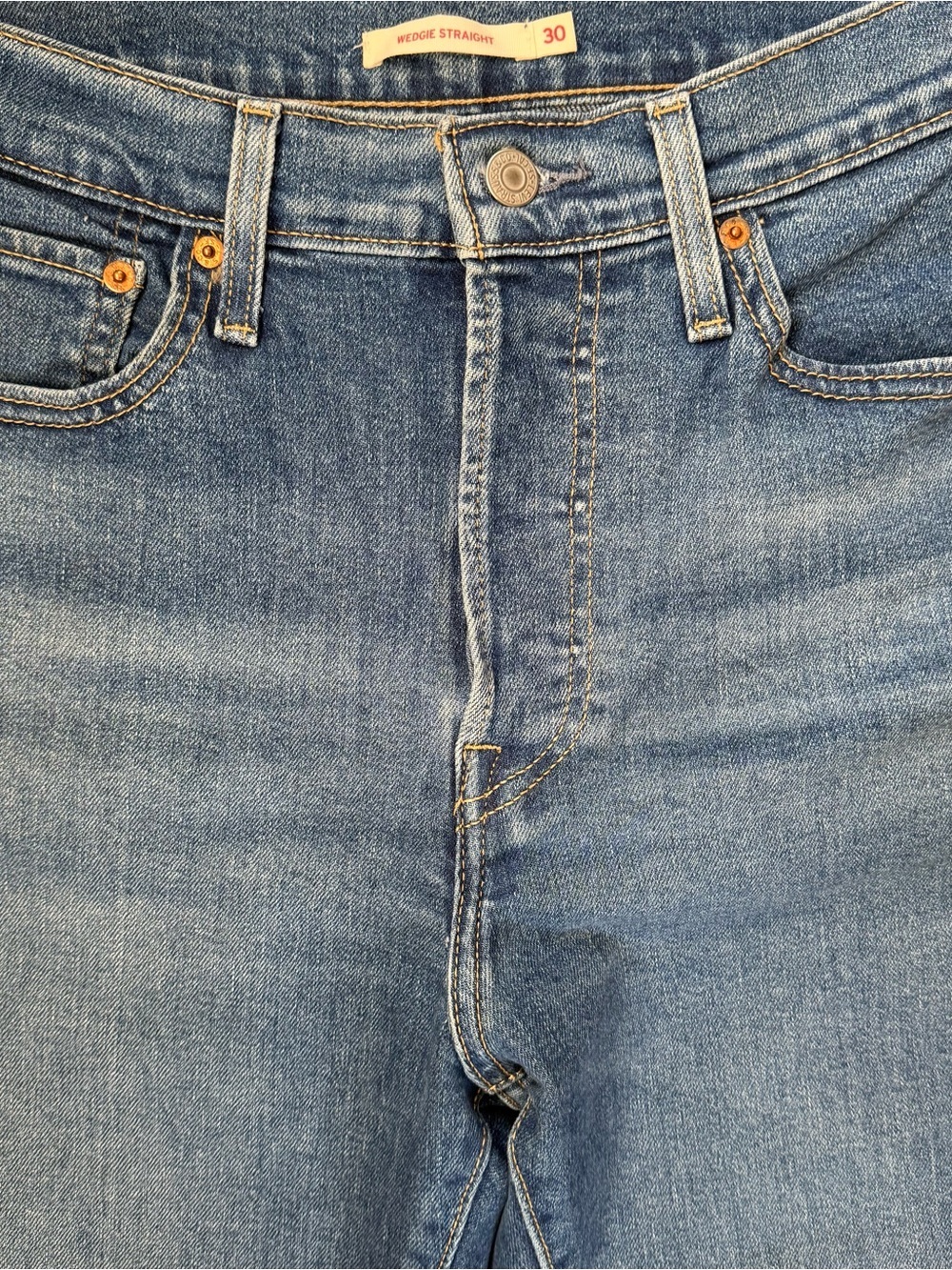Levi’s Wedgie Straight Ankle Women's Jeans Button Fly Size 30 - Picture 7 of 7